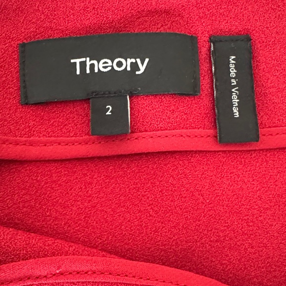 Theory Red Cocktail Dress - Picture 2 of 2